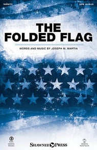 The Folded Flag SATB choral sheet music cover Thumbnail